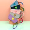 Dustproof Love Heart Glasses Bag Heart Storage Bag Portable Silicone Glasses Case  for Girls