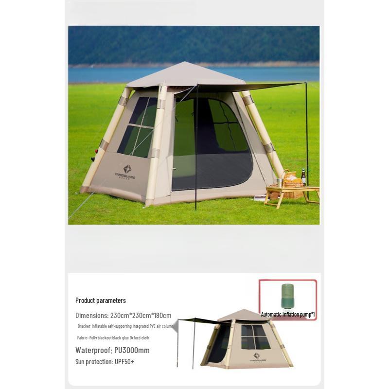Portable Automatic Inflatable Blackout Camping Tent Standard
