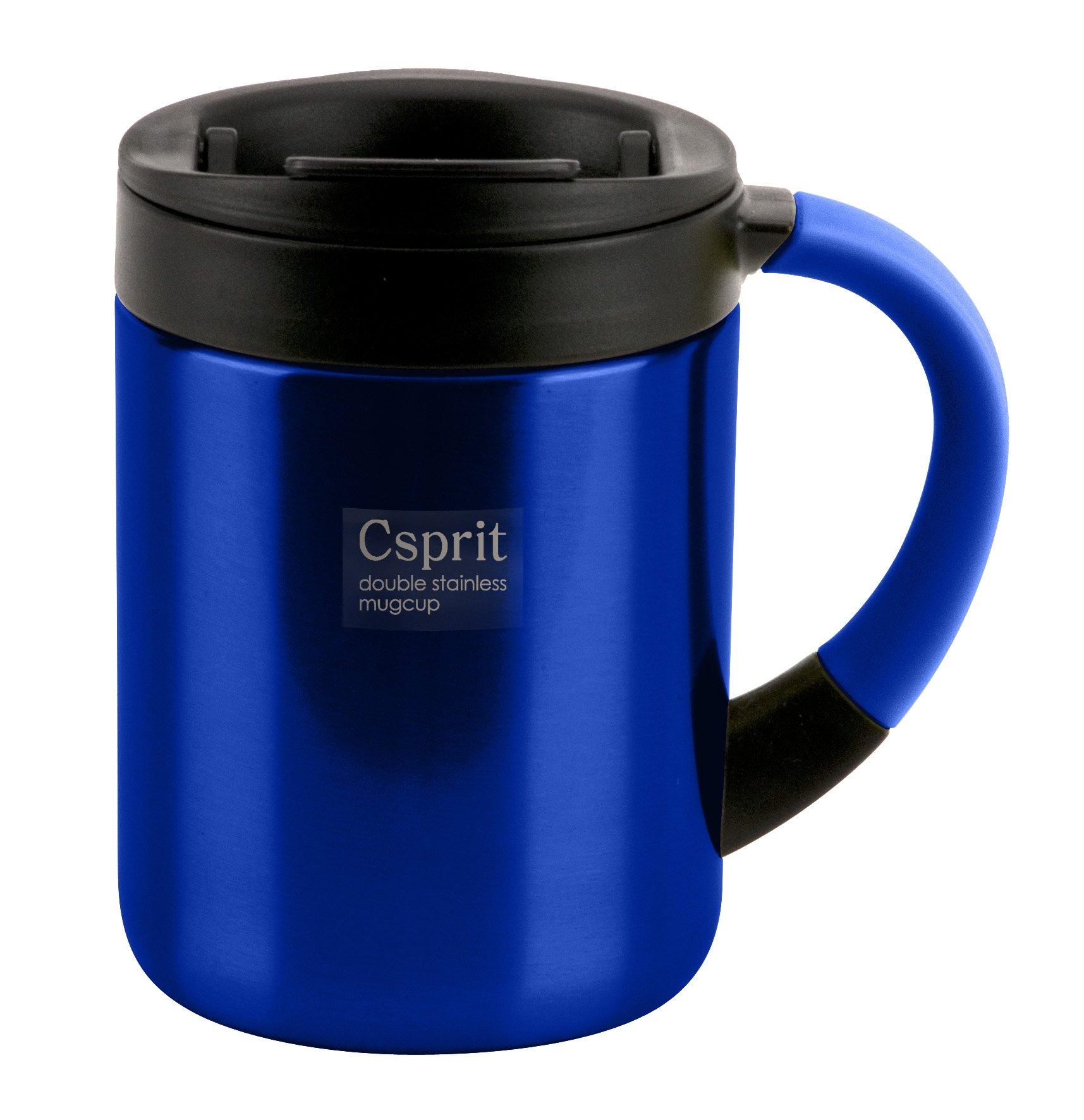 

Captain Stag Mug Water Bottle [With LidHeatCold] Double Stainless Steel C Esprit 280ml Blue M-5364