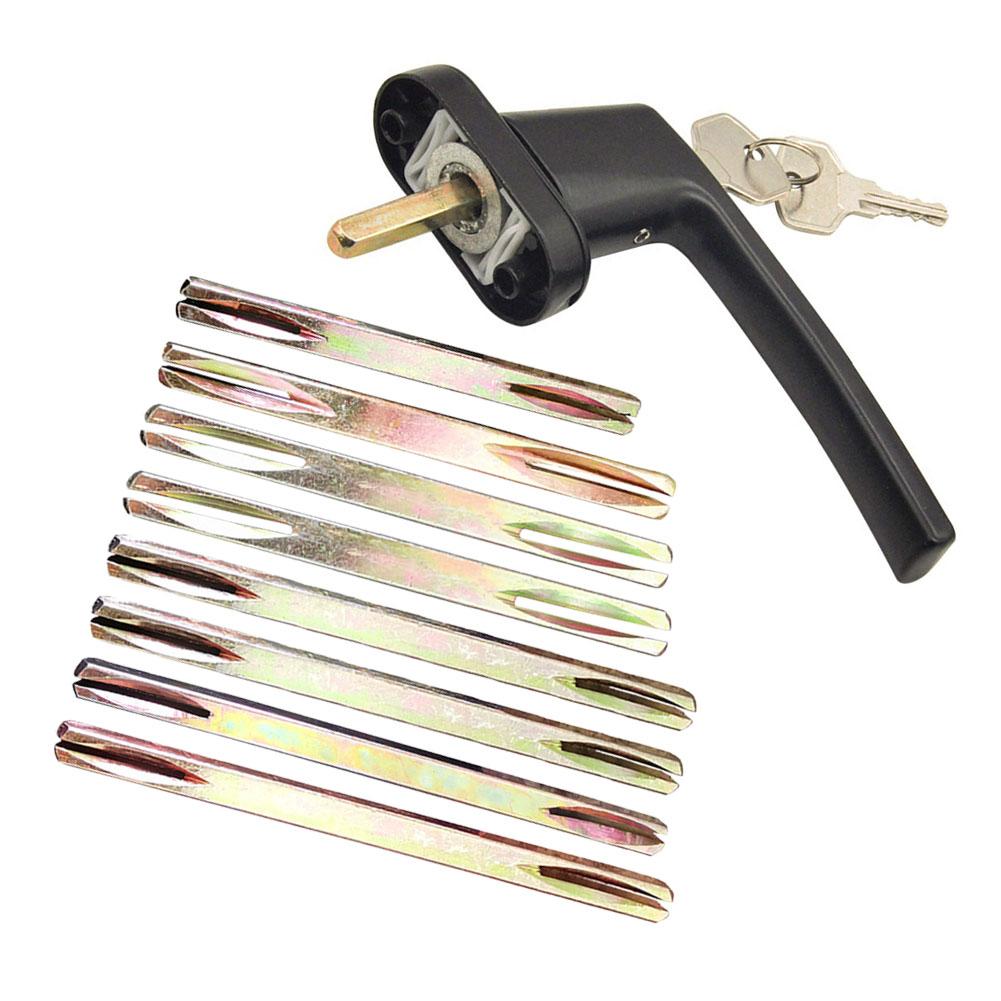 For Door Handles Galvanised Iron Handle For Door Repair 85-130mm Size Compatible With Various Door Handles Reliable Solution