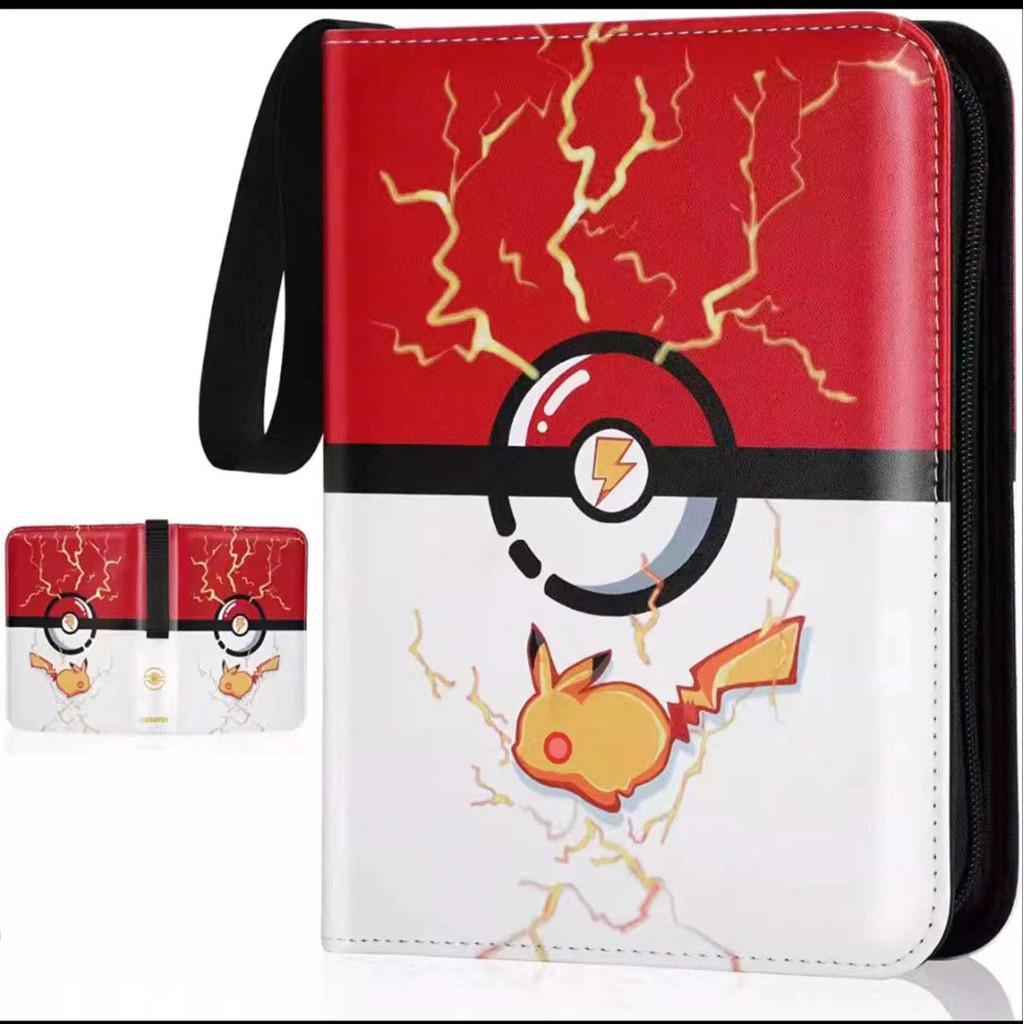 52 Style 400pcs Card Album 2x2 Loose-leaf Large Capacity Leather Anime Zipper Card Collection Photo Album
