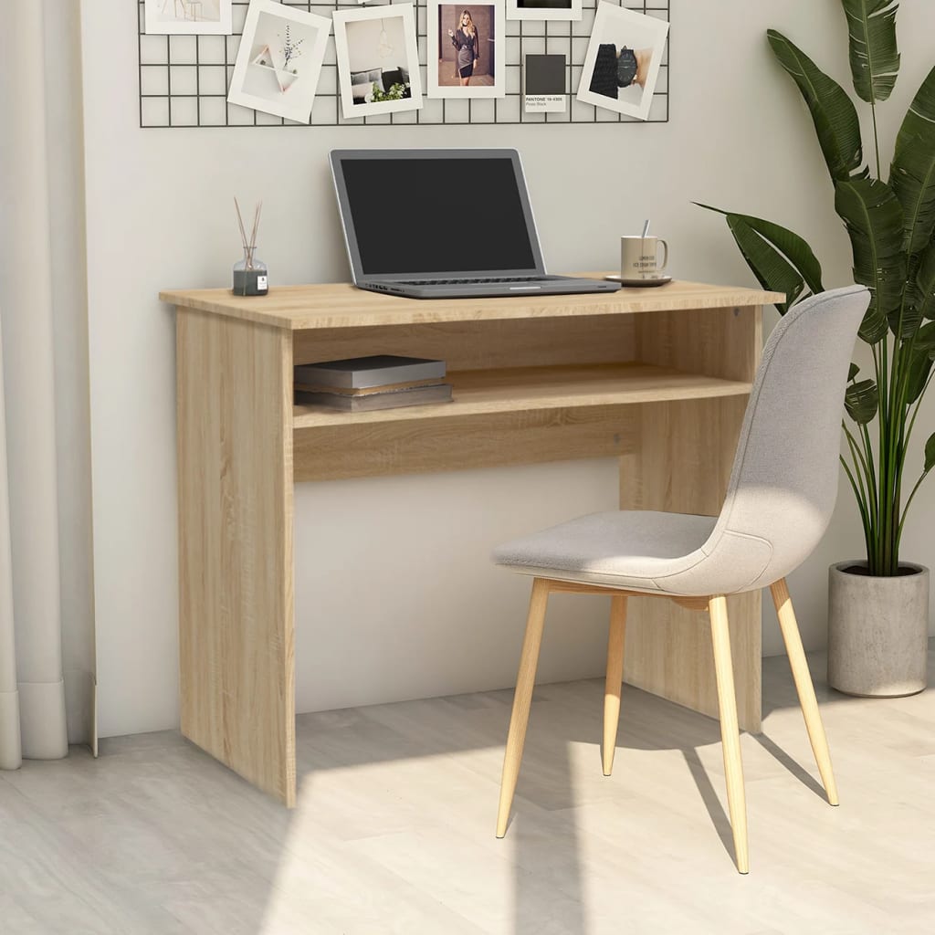 Desk Sonoma Oak 90x50x74 cm Particleboard