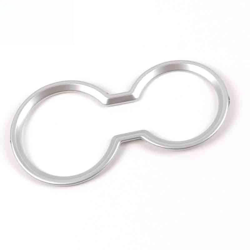 Fits 14 Models: IX25 Cup Holder Bright Ring & Sub-Silver Gear Shift Patch Modification