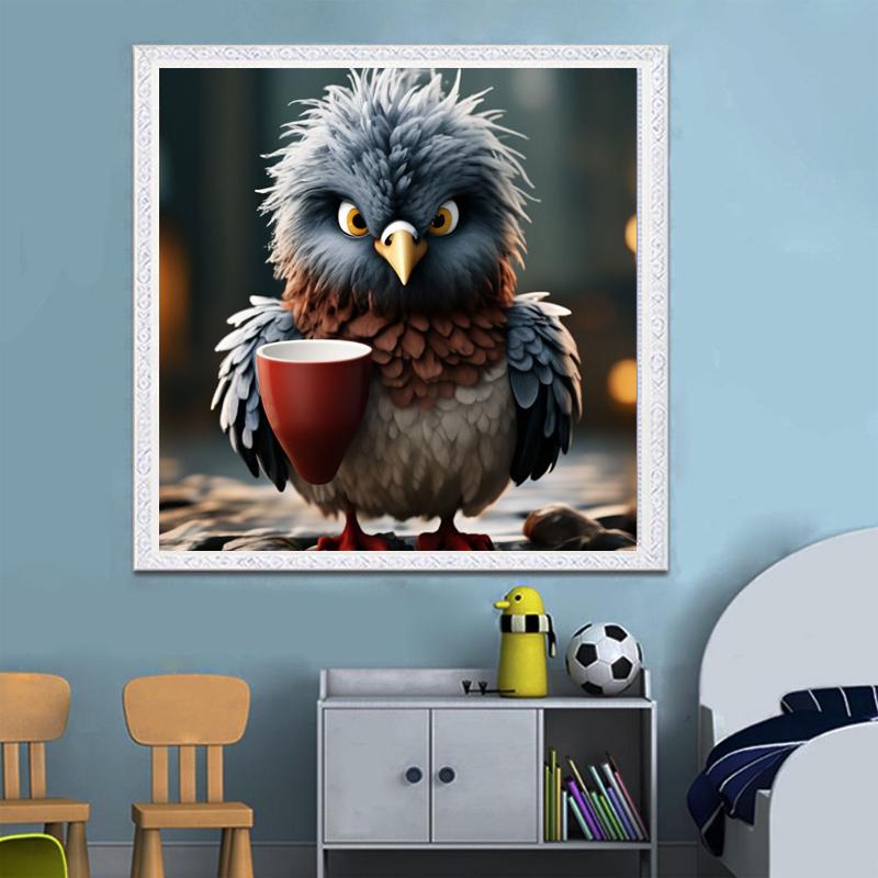 Volles 5D DIY Diamantmalerei Vogel Diamantstickerei Vollkreuzstich Heimdekoration Handgemachtes Geschenk