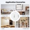 Haozee Ewelink Zigbee 3.0 Temperature And Humidity Sensor Remote Monitor Battery Powered Work With Alexa Google Home