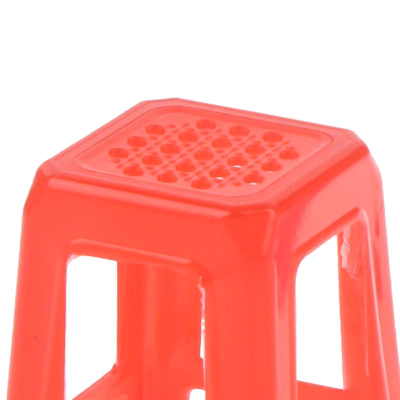 1/12 Scale Dollhouse Miniature Plastic Stools Chairs Pretend Play Furniture Toys