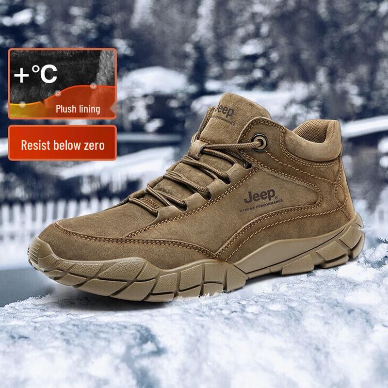 

Jeep Men s Plus Velvet Thickened Hiking Shoes P241071101 45