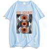 Marble Eyes T-Shirt RISE AGAINST Ricochet Laser Tshirts Cotton Unisex Streetwear Hip Hop Loose Summer Men T Shirt Print Clothing