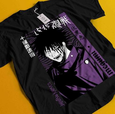 Jujutsu Kaisen Shirt Megumi Fushiguro T-Shirt JJK Anime Sukuna Toji Unisex T-Shirt