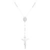 LIKGREAT Virgin Mary Necklace Jesus Cross Sweater Chain Catholic Religious Gift Stainless Steel Jewelry Christmas Gifts