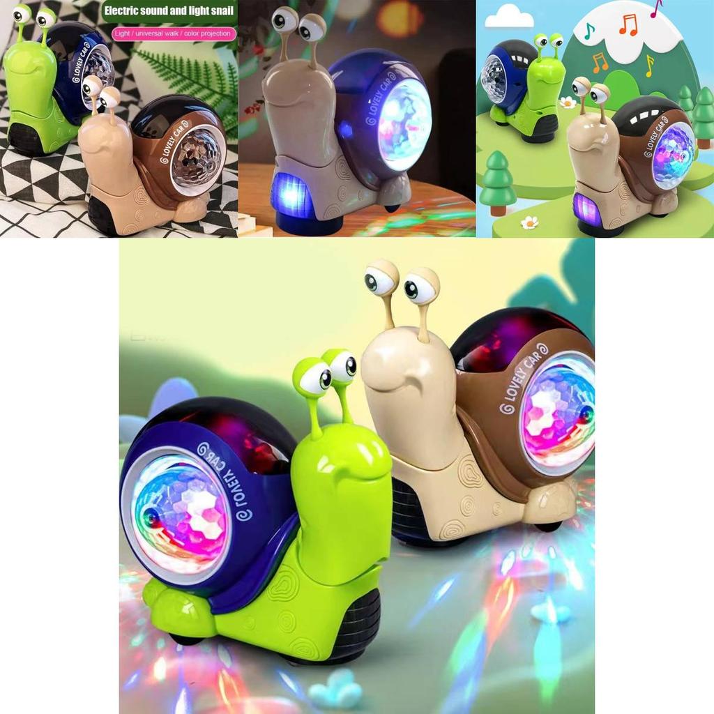 Fascinating Multi-directional Snail Toy With Lights Sound And Projection For Kids