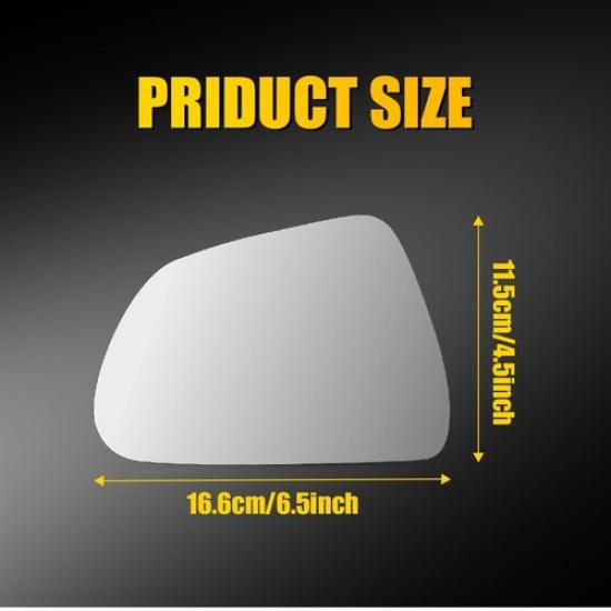 Front Driver Power Side Heated Mirror Glass Clear For 2017- Tesla Model 3 US