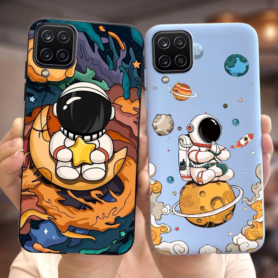 For Samsung Galaxy A12 Case M12 F12 Cute Fashion Candy Painted Back Cover Phone Case For Samsung A12 M 12 Galaxy M12 Soft Fundas