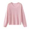 Spring and Summer New Solid Color Simple Hollow Knitted Sweater Women's Fashion Loose and Thin Bat Sleeve T-shirt Top Thin