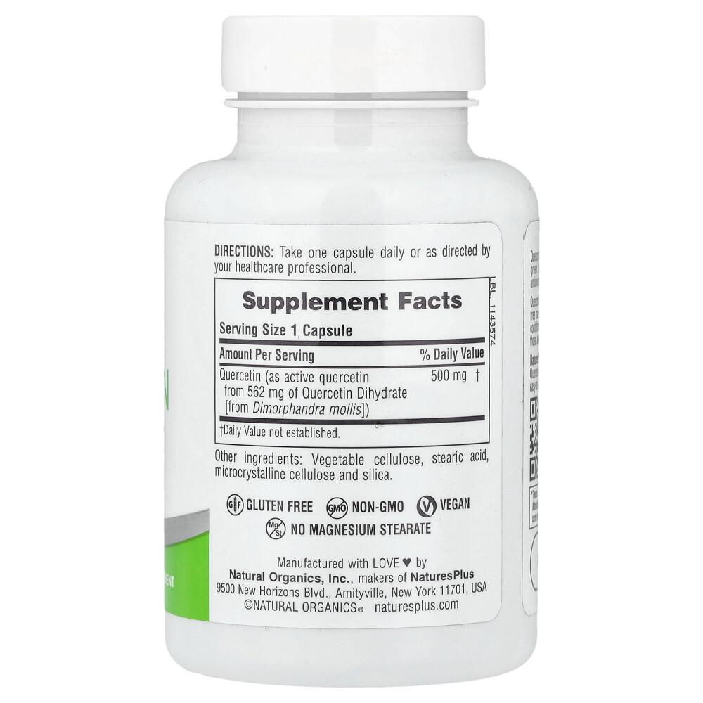 Nature's Plus Pro Quercetin 500, 60 Capsules