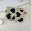 11 wind plush love mouth red envelope student holding small cosmetic bag key change bag ID bag