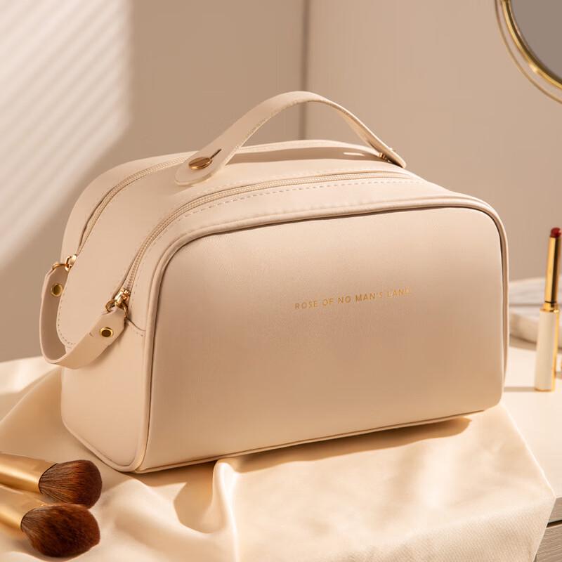 Manledao Double Zipper Travel Cosmetic Bag