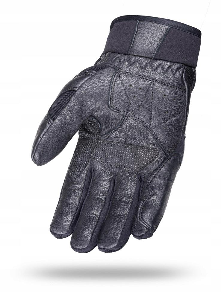 Wolf Lekkie Wygodne Rękawice Motocyklowe Black M