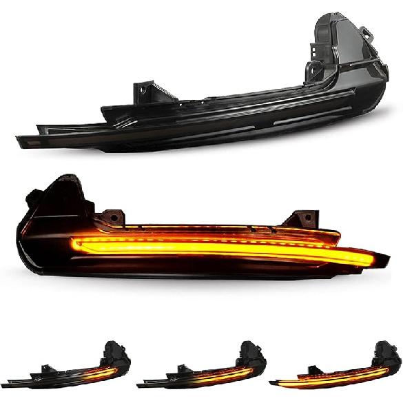 D-Lumina Dynamic LED Side Mirror Sequential Turn Signal Lights Smoked Lens for BMW 1 2 3 4 Series F20 F21 F22 F23 F87 F30 F31 F34 F35 F80 F32 F33 F36