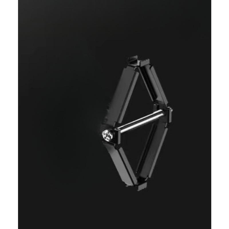 

Metal Socket Box Holder Wall Mount Fixed Wall Repair Switch Cassette Repairer Box Support Rod Replacement Old Dark Box Repair black,10pcs