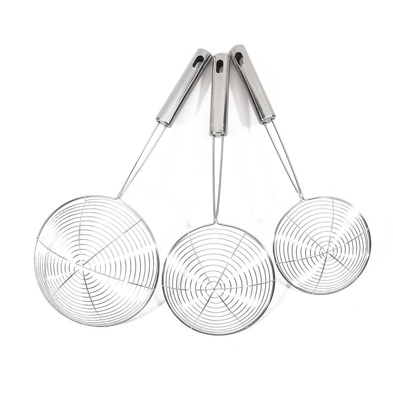 Hot Pot Colander Oil Fried Filter Large Long Handle Mesh Noodle Strainer Skimmer Spoon Kitchen Utensils Household Accessories