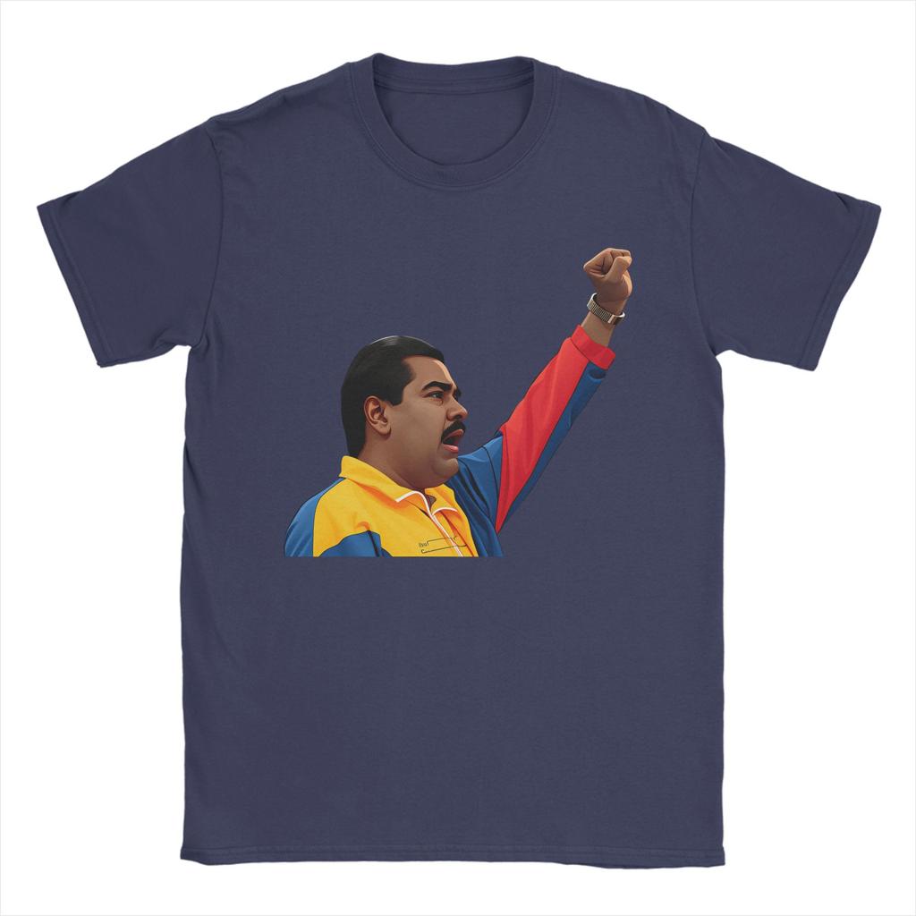Mens Tshirt Venezuela Captures Scene Maduro 2026 Summer Luxury Fashion Retro Cotton Tshirt Round Neck Printed Street Wear Y2K
