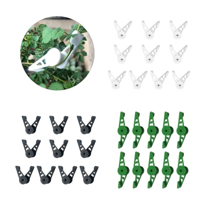 360 Degree Plant Trainer Bender Plant Support Guides for Plant Clip Bending Tool Adjustable Plant Stem Training Clip