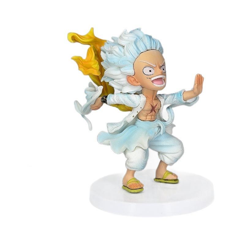 ONE PIECE Flame Form Nika Luffy Flame Nika Luffy Figure Car Tabletop Ornament Doll Gift