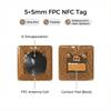 1/5/10 Pezzi Etichetta Adesiva NFC RFID Programmabile 5x5mm Micro FPC, Raggio di Lettura 1mm per Controllo Accessi e Gestione della Catena di Approvvigionamento