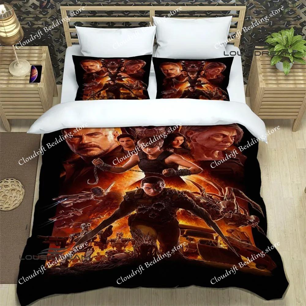 Schwarzenegger Terminator Bedding Sets Exquisite Bed Supplies Set Duvet Cover Bed Comforter Set Bedding Set Luxury Birthday Gift