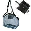 Large-Capacity Mesh Beach Bag Travel Organizer Mesh Toy Storage Bag Foldable Swim Bag