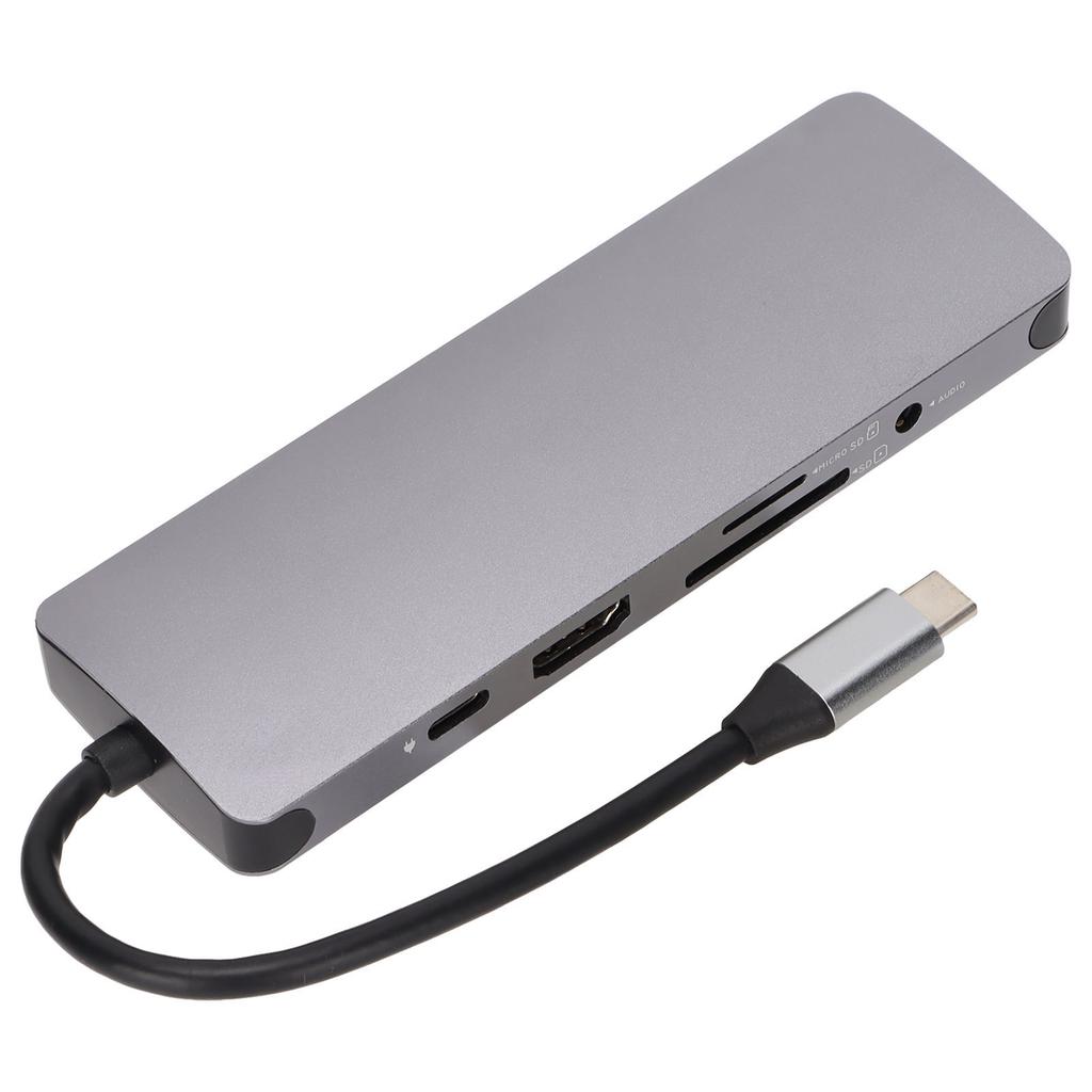 Multifunctional Hub 9 in 1 Fast Transmission Heat Dissipation High Definition Multimedia Interface Hub