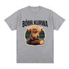 Bober Kurwa Bobr T-shirt Funny Meme Graphic Men's Women Fashion Hip Hop Short Sleeve Loose T-shirts  Comfort T Shirt