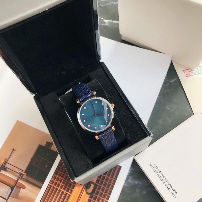 Armani AR11092 Women's Moon Phase Quartz Watch, High-End Fashionable Waterproof Steel Band with Pearl Accents