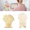 Party Table Decorations Wood Flower Shelf Mothers Day Flower Holder