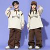 Children's Hip-hop Trendy Clothes, Boys' Hip-hop Long-sleeved Hiphop Costumes, Girls' Jazz Dance Clothes, Children's Catwalk Suits