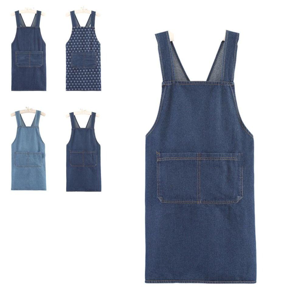 Cross Strap Style Apron Can Wipe Hands Cooking Baking Bibs Fashion Cooking Apron  Unisex