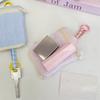 Kawaii Striped Women Mini Coin Purse Cute Earphone Lipstick Storage Bag Keychain Wallet Bag Pendants