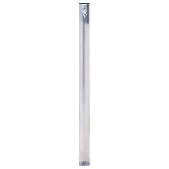 Colonne à eau de jardin - VIDAXL - Acier inoxydable - Base stable - Crochet pratique - Polyvalente