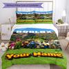 Roblox Customizable Name Bed Sheet Set Design for Study room Machine Washable Custom Room Decor Birthday/Christmas GiftSpiritual Gift