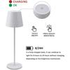 Lampe de table - k-bright - modèle rechargeable - aluminium laqué - led dimmable - ip54