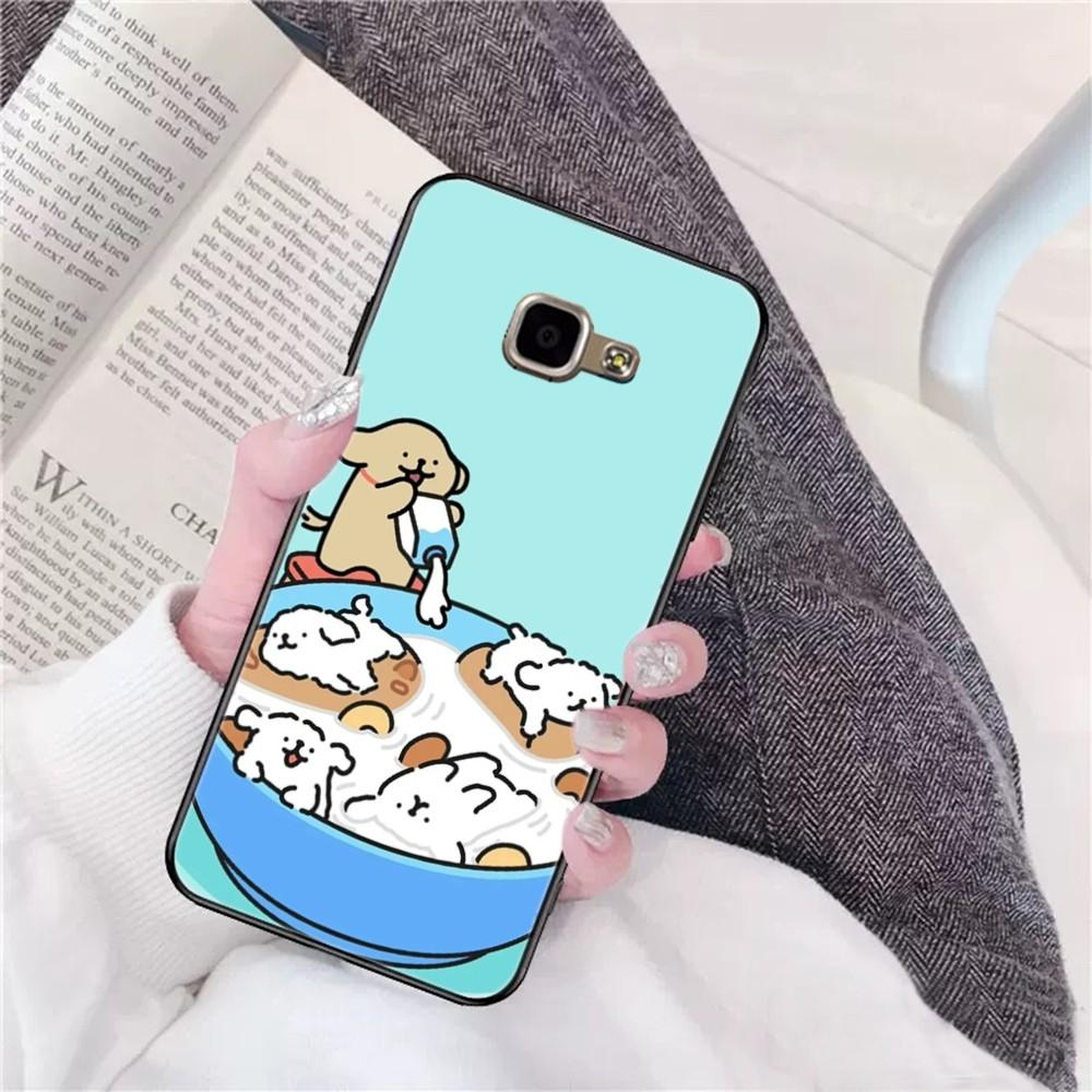 Line štěně maltézský roztomilý Pouzdro na telefon Pro Samsung A 13 21 30 31 32 51 52 53 70 pro Huawei Honor 50 60 70 pro OPPO vivo