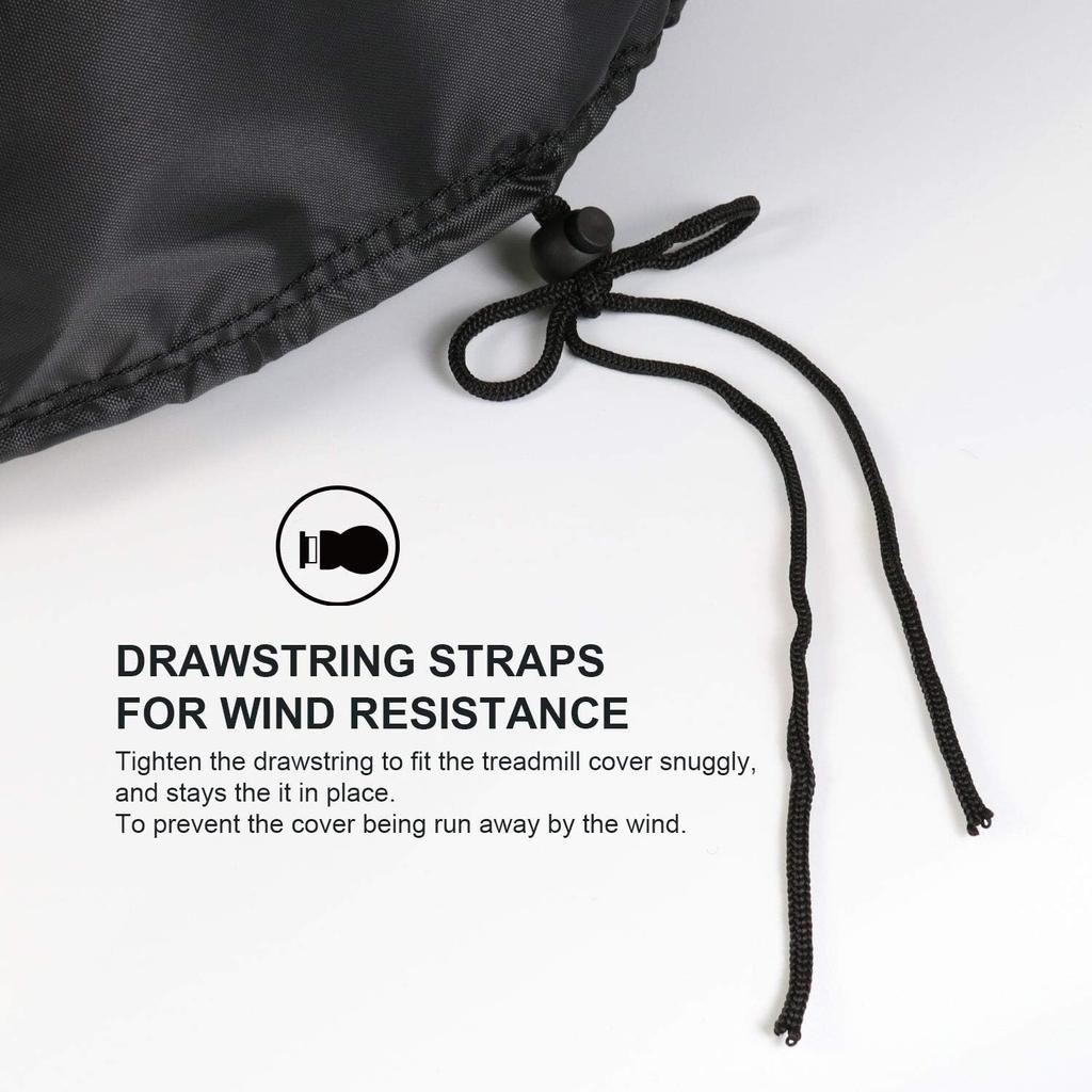 Treadmill Cover Waterproof Outdoor, Dust-Proof Running Machine Cover, Protective Cover for Home Fitness Equipment Treadmill Indoor & Outdoor