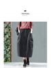 Retro Plus Size Mid-Length A-Line Skirt - Flattering, Versatile, and Artistic Design