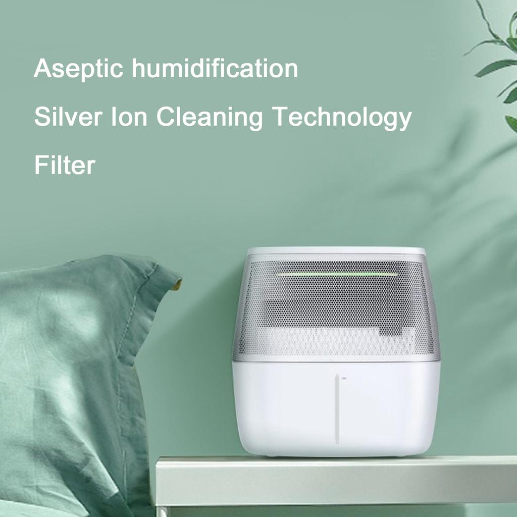 3L Humidifier Silver Ion NonFog Evaporative Humidifying Machine with 3 Gear Adjustment