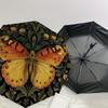 1pc Butterfly Floral Automatic Folding Umbrella, Heavy Duty 8 Rib Iron Frame,  Suitable for Travel, Daily Use, Birthday, Decor Gift M0104065