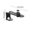 Adjustable 360 Rotating Projector Wall Mount Bracket 90° Tilt Heavy Duty Metal Ceiling Stand for Home Theater Office
