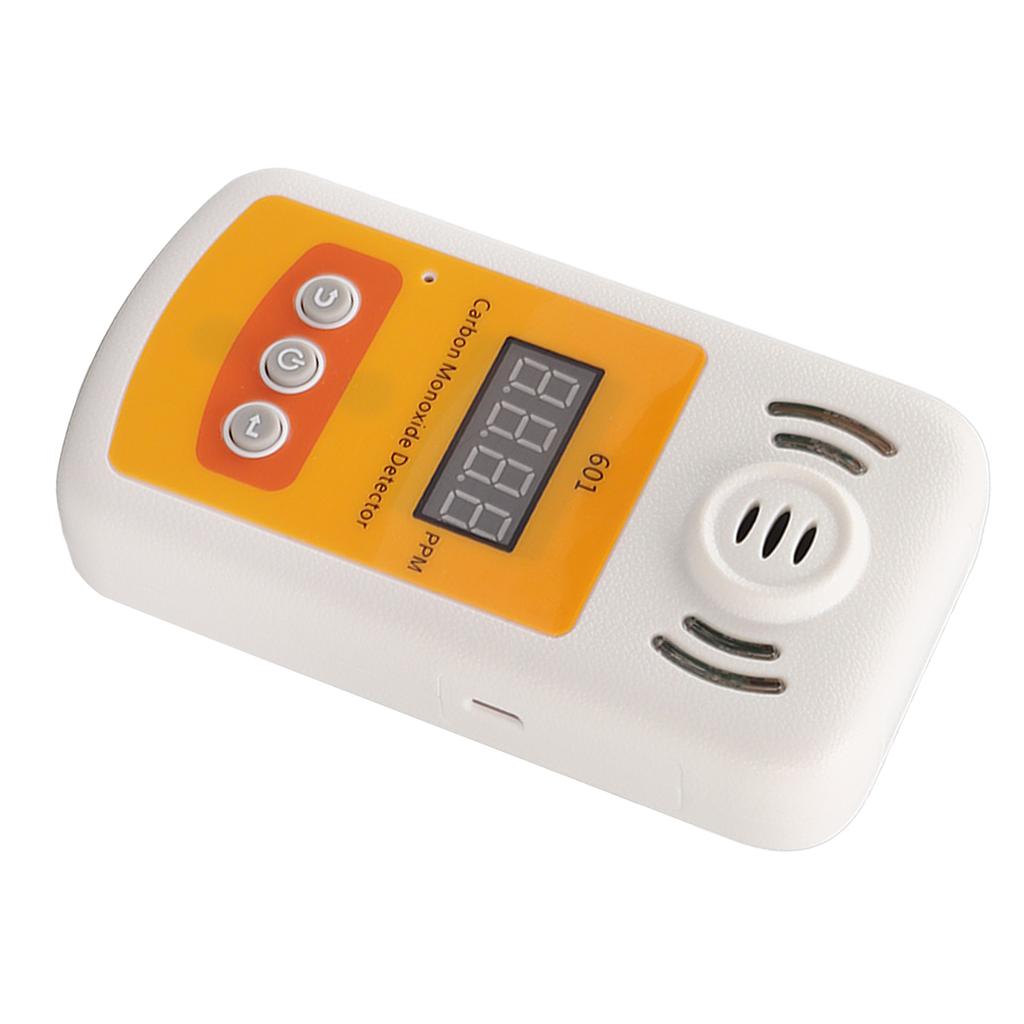 CO Gas Tester Handheld CO Gas Detector Digital Gas Tester With Sound Light Alarm 1ppm Resolution