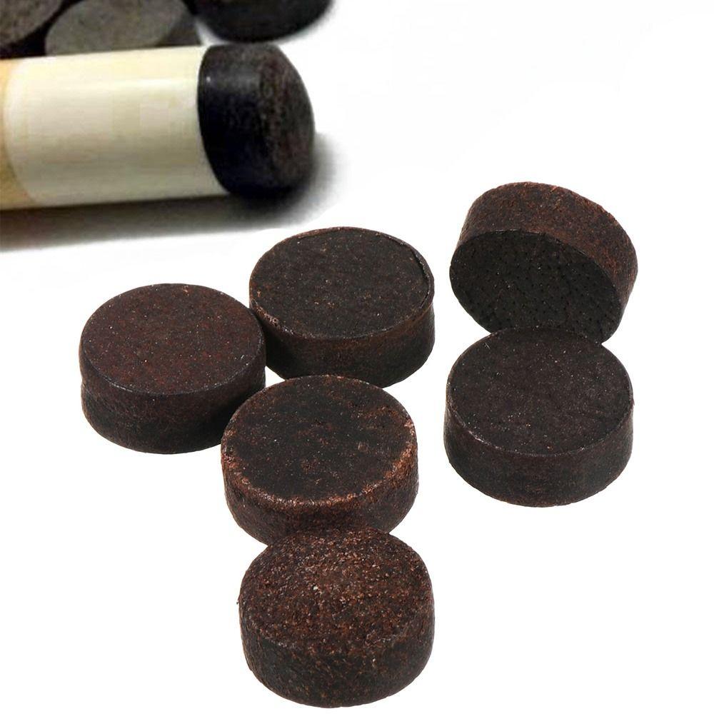 Cowhide Pool Cue Tips Anti-slip Pool Cue Accessories New Billiard Cue Tips Billiard Accessories