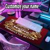 Custom Name Personalized Arsenal F.C Pattern Mousepad, Laptop PC Desk Mat, Decorative Desk Mat for Home Keyboard Pad Gift